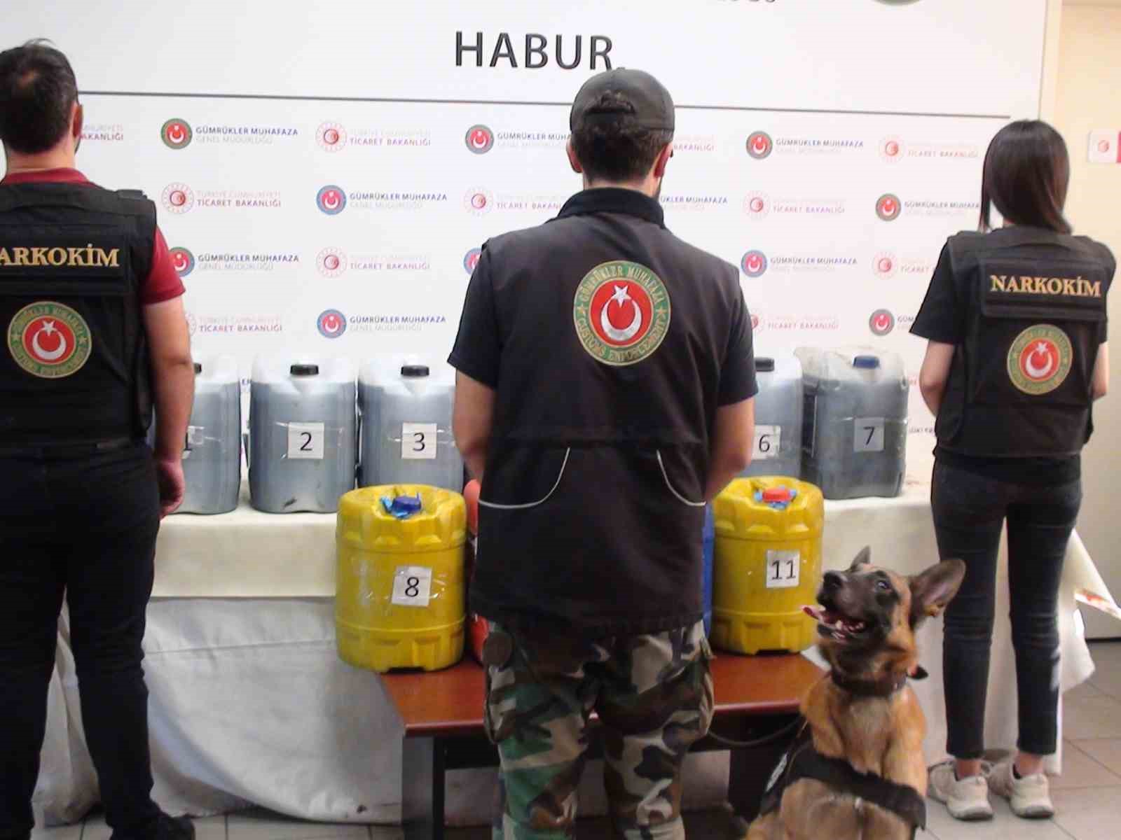 HABUR GÜMRÜK KAPISI’NA GELEN BİR TIRA YÖNELİK GERÇEKLEŞTİRİLEN OPERASYONDA, 245