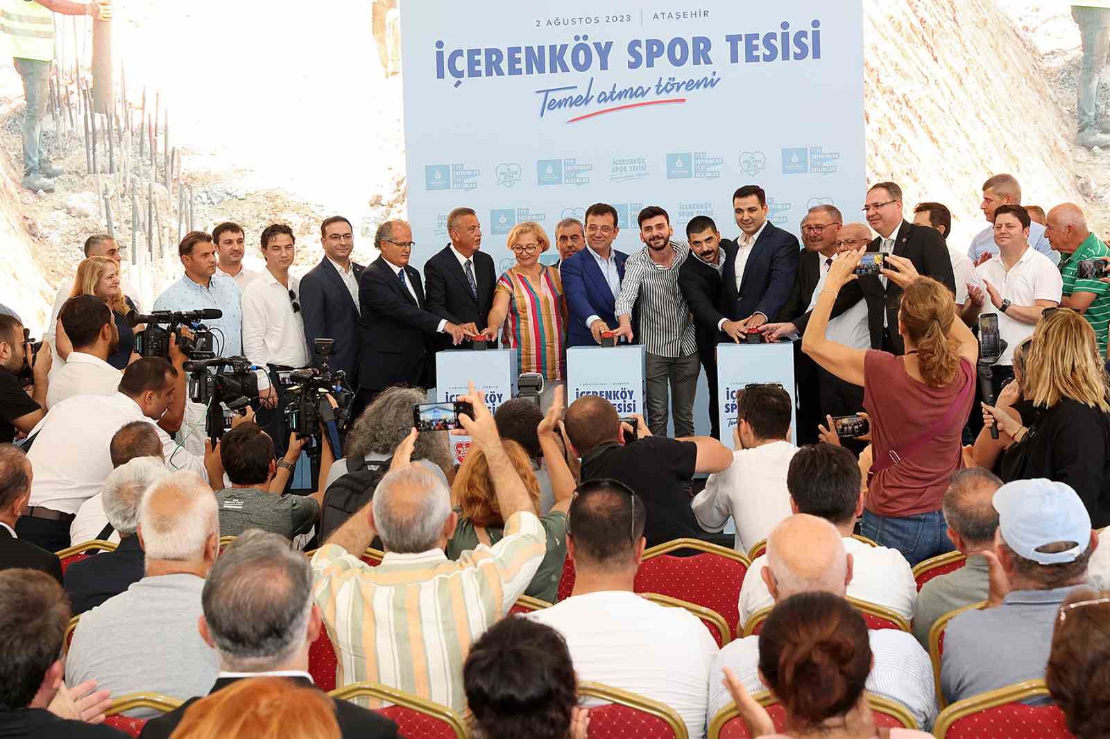 İÇERENKÖY SPOR TESİSİ’NİN TEMELİ ATILDI
