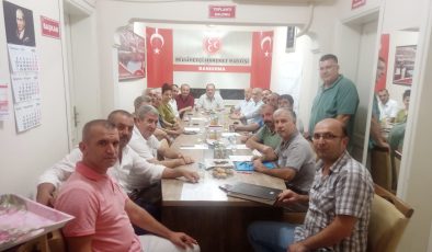 MHP Bandırma ilçe yönetiminde yeni görev dağılımı yapıldı