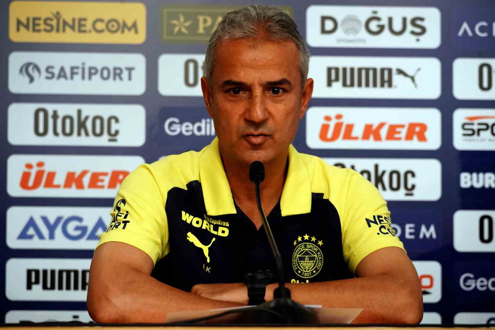 FENERBAHÇE TEKNİK DİREKTÖRÜ İSMAİL KARTAL, MARİBOR MAÇI ÖNCESİ SAMANDIRA CAN