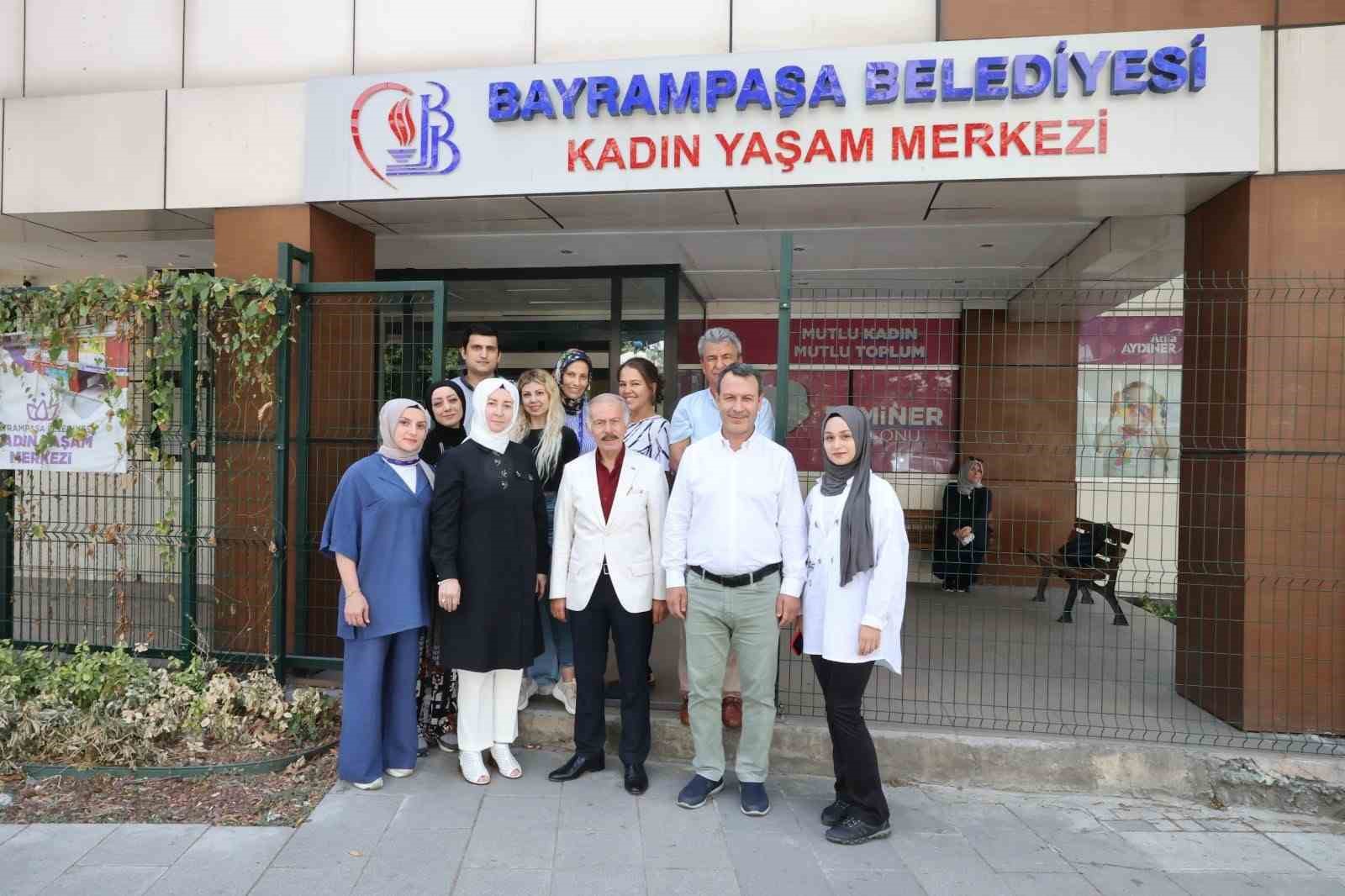 BAYRAMPAŞA BELEDİYE BAŞKANI ATİLA AYDINER, İLÇEDEKİ KADINLARIN SOSYAL HAYATINI ZENGİNLEŞTİRMEK