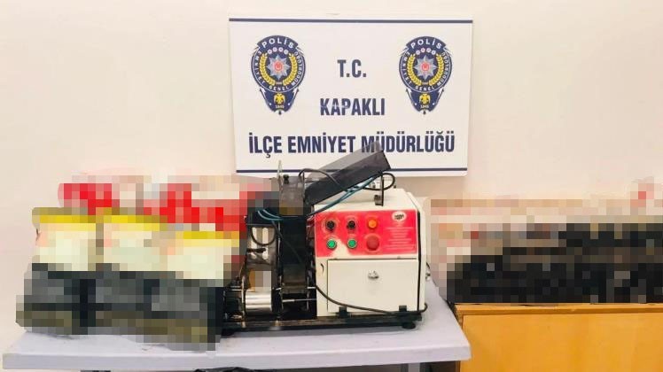 YAPILAN OPERASYON SONUCUNDA ELE GEÇİRİLEN ÜRÜNLER