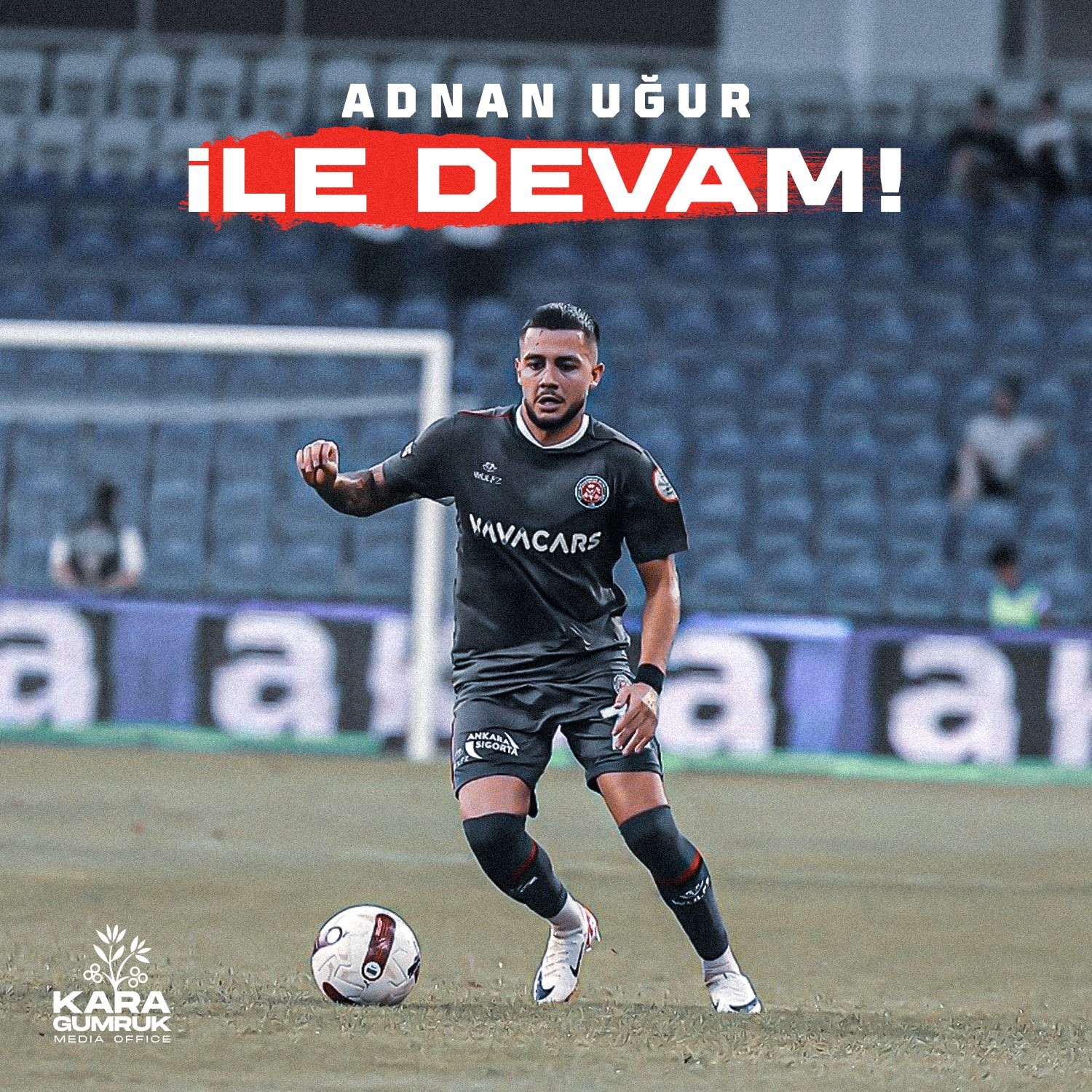 FATİH KARAGÜMRÜK, GENÇ ORTA SAHA OYUNCUSU ADNAN UĞUR’UN SÖZLEŞMESİNİ 2025-2026