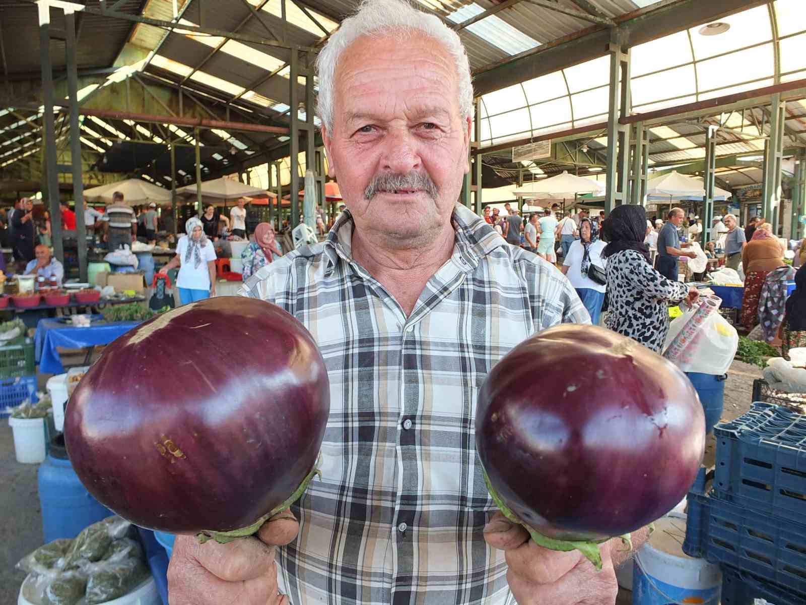 BALIKESİR'İN BURHANİYE İLÇESİNDE ÇİFTÇİLİK YAPAN MEHMET SIRLAN’IN YETİŞTİRDİĞİ KARPUZ BÜYÜKLÜĞÜNDEKİ