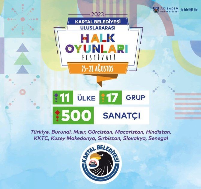 KARTAL BELEDİYESİ, 11 ÜLKEDEN 17 HALK OYUNU GRUBUNUN KATILACAĞI 2.