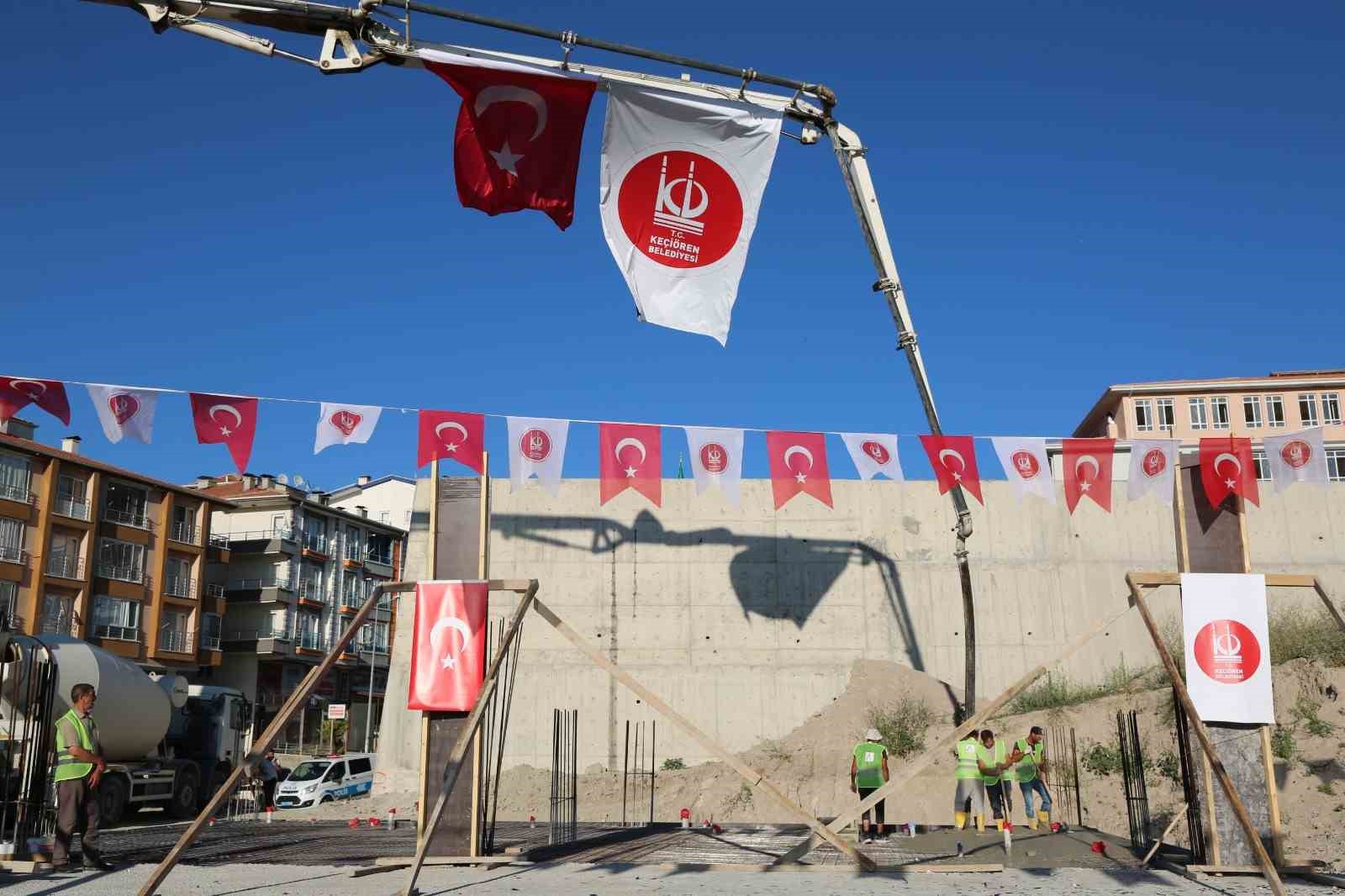 KEÇİÖREN BELEDİYESİ TARAFINDAN İLÇEDEKİ ŞEHİT KUBİLAY MAHALLESİ’NE İNŞA EDİLECEK KAPALI