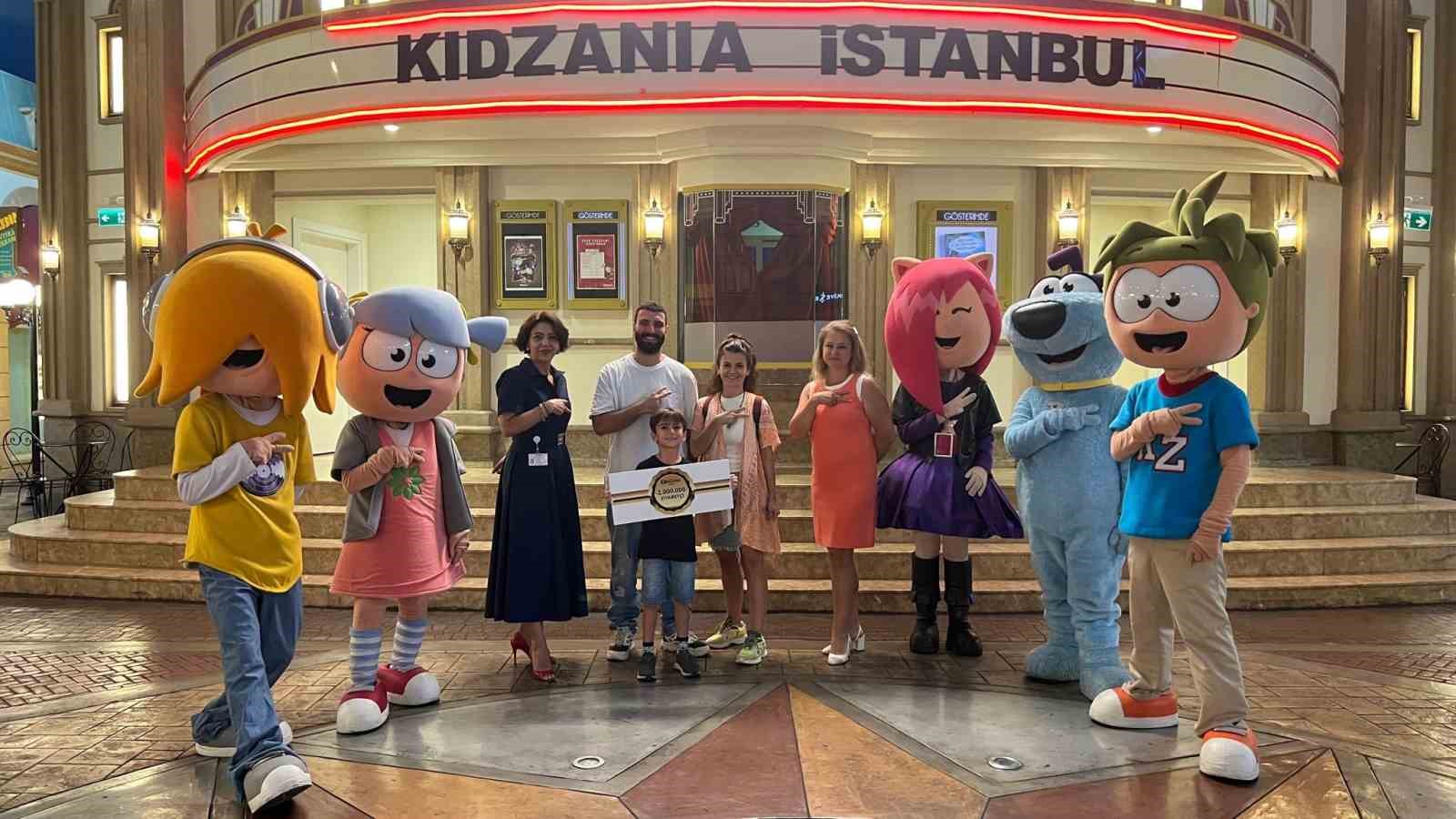 KİDZANİA İSTANBUL’DA 3 AĞUSTOS 2023 TARİHİNDE 2 MİLYONUNCU ZİYARETÇİ AĞIRLANDI.