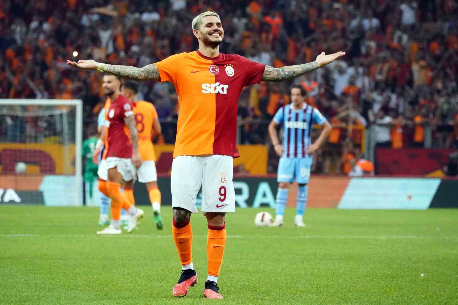 GALATASARAY'IN ARJANTİNLİ GOLCÜSÜ MAURO ICARDİ, TRABZONSPOR MAÇININ ARDINDAN SARI-KIRMIZILI TARAFTARLARA
