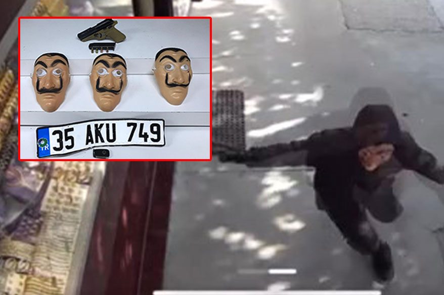 İstanbul Gaziosmanpaşa’da İspanyol Yapımı La Casa de Papel dizisine özenen