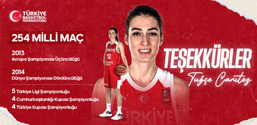 A MİLLİ KADIN BASKETBOL TAKIMI İLE AVRUPA ŞAMPİYONASINDA BRONZ MADALYA