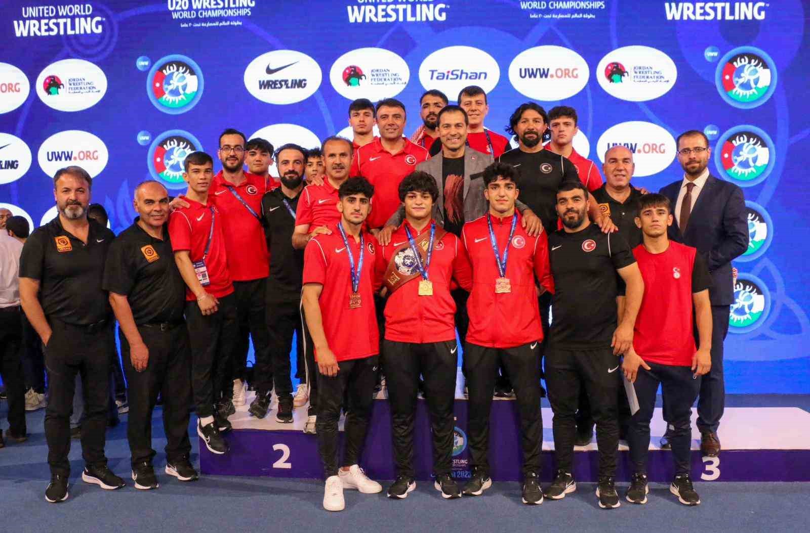 14-20 AĞUSTOS TARİHLERİ ARASINDA DÜZENLENEN U20 DÜNYA GÜREŞ ŞAMPİYONASI'NDA MİLLİ