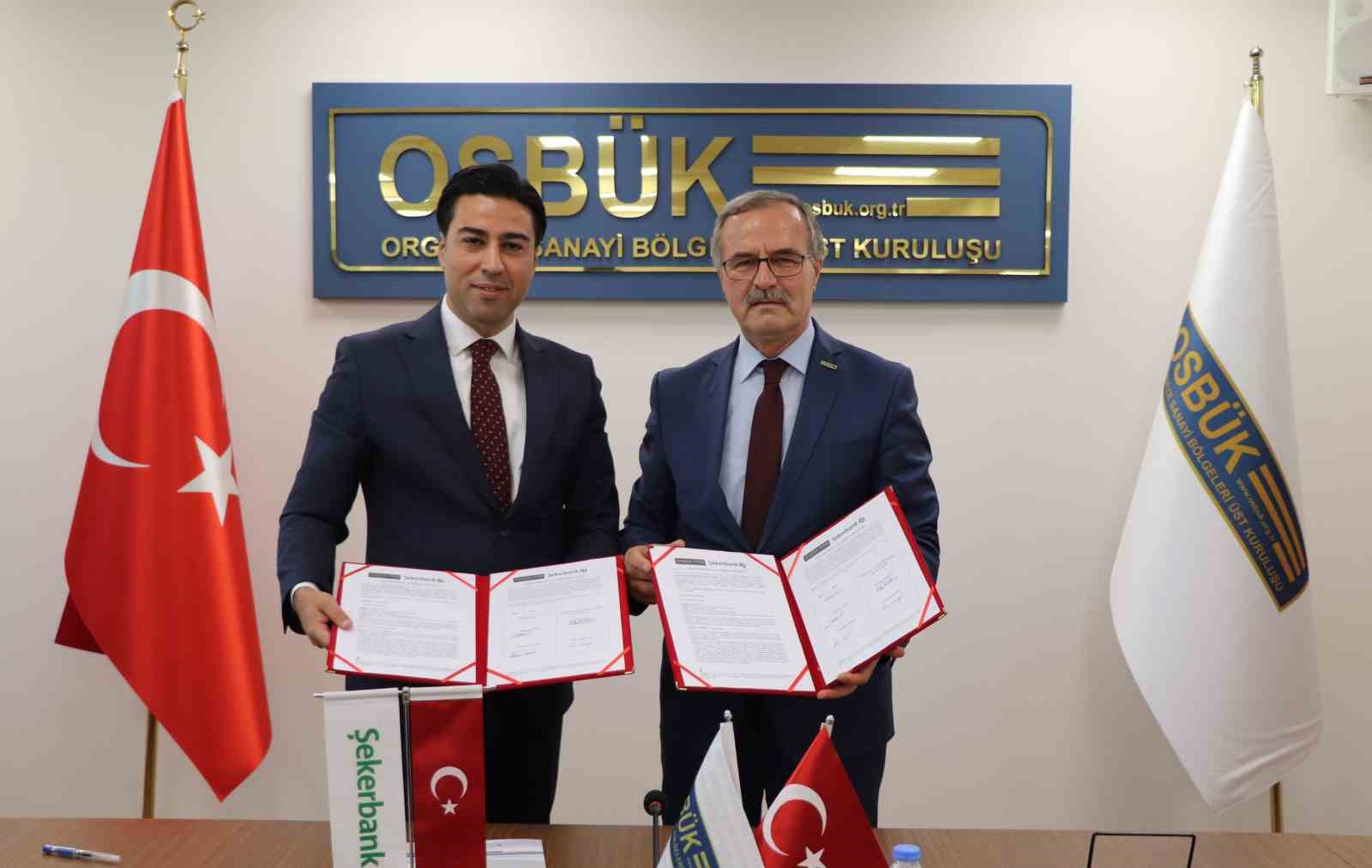 OSBÜK İLE ŞEKERBANK ARASINDAKİ İŞ BİRLİĞİ PROTOKOLÜ, OSBÜK BAŞKANI MEMİŞ