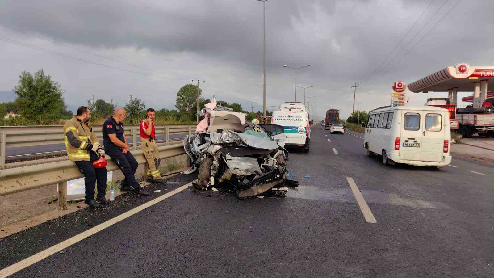 KAZA SAAT 05.30 SIRALARINDA BURSA-ANKARA KARAYOLU ÜZERİ İNEGÖL'ÜN KULACA MAHALLESİ