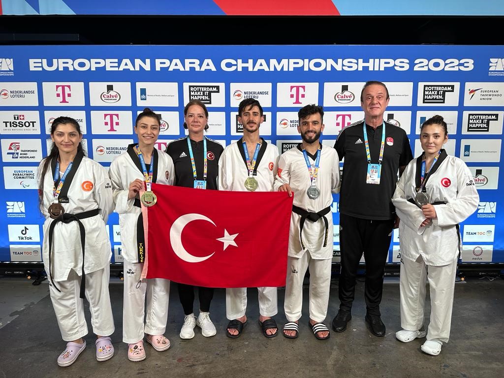 AVRUPA PARALİMPİK ŞAMPİYONASI'NDA PARA TAEKWONDOCULAR, 2 ALTIN, 2 GÜMÜŞ VE