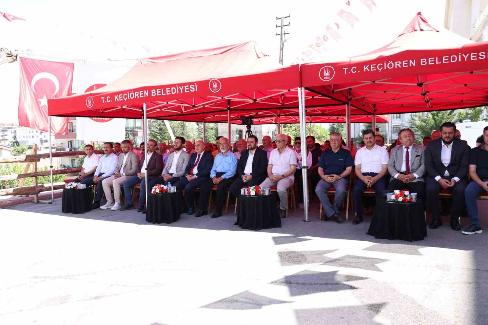 KEÇİÖREN BELEDİYE’SİNE BAĞLI KUŞCAĞIZ MAHALLESİ’NE İNŞA EDİLECEK RAHMAN CAMİİ’N İLK