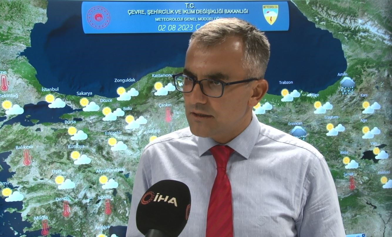 METEOROLOJİ GENEL MÜDÜRLÜĞÜ HAVA TAHMİN UZMANI İLKER KOÇ, YURT GENELİNDEKİ