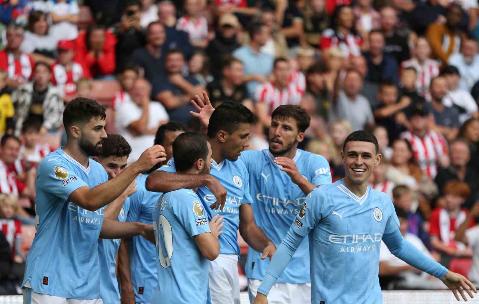 SON ŞAMPİYON MANCHESTER CİTY, 3’TE 3’LE BAŞLADI
