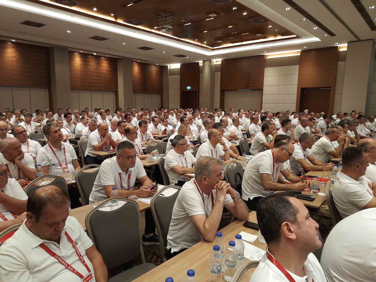 1-4 AĞUSTOS TARİHLERİ ARASINDA DÜZENLENEN TFF TEMSİLCİ SEMİNERİ'NDE BUGÜN İLK