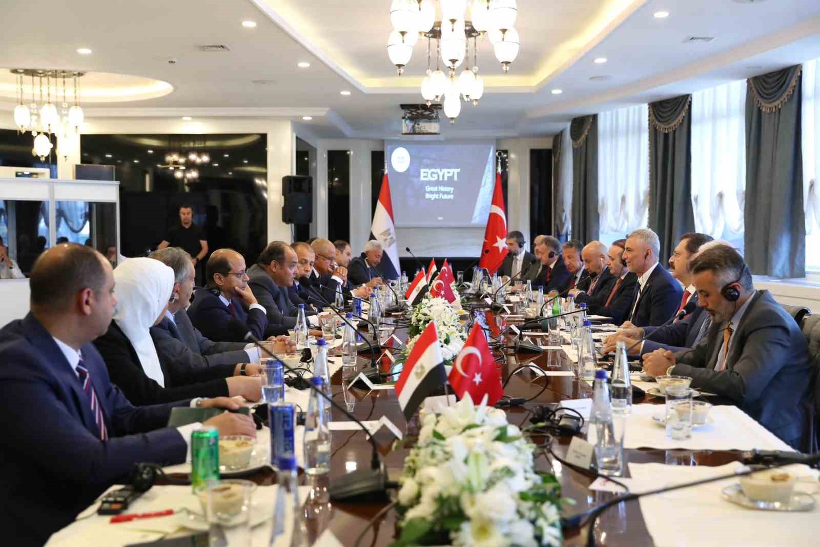 TİCARET BAKANI ÖMER BOLAT, MISIR TİCARET VE SANAYİ BAKANI AHMET