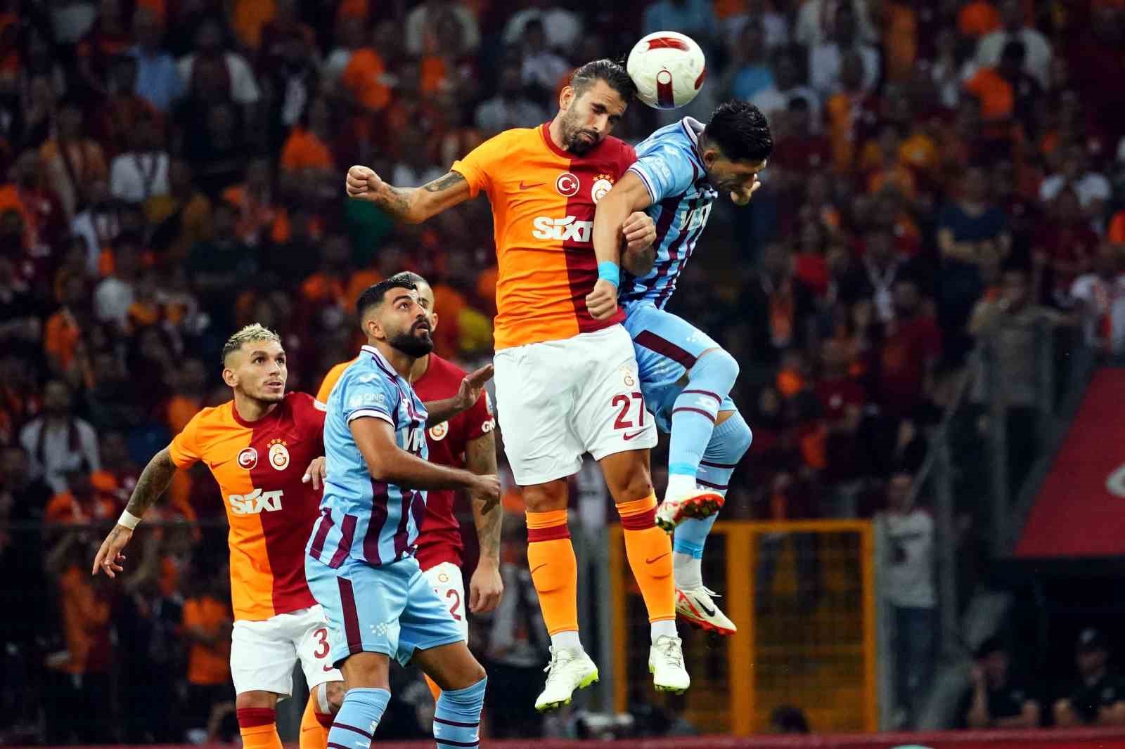 TRENDYOL SÜPER LİG’İN 2. HAFTASINDA GALATASARAY, SAHASINDA TRABZONSPOR İLE KARŞI