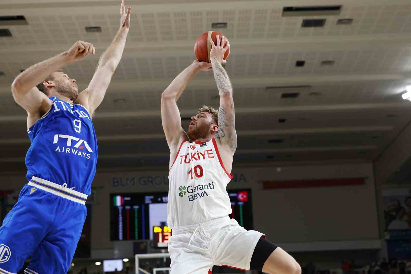İTALYA'DA DÜZENLENEN TRENTİNO BASKET CUP’TA MÜCADELE EDEN A ERKEK MİLLİ