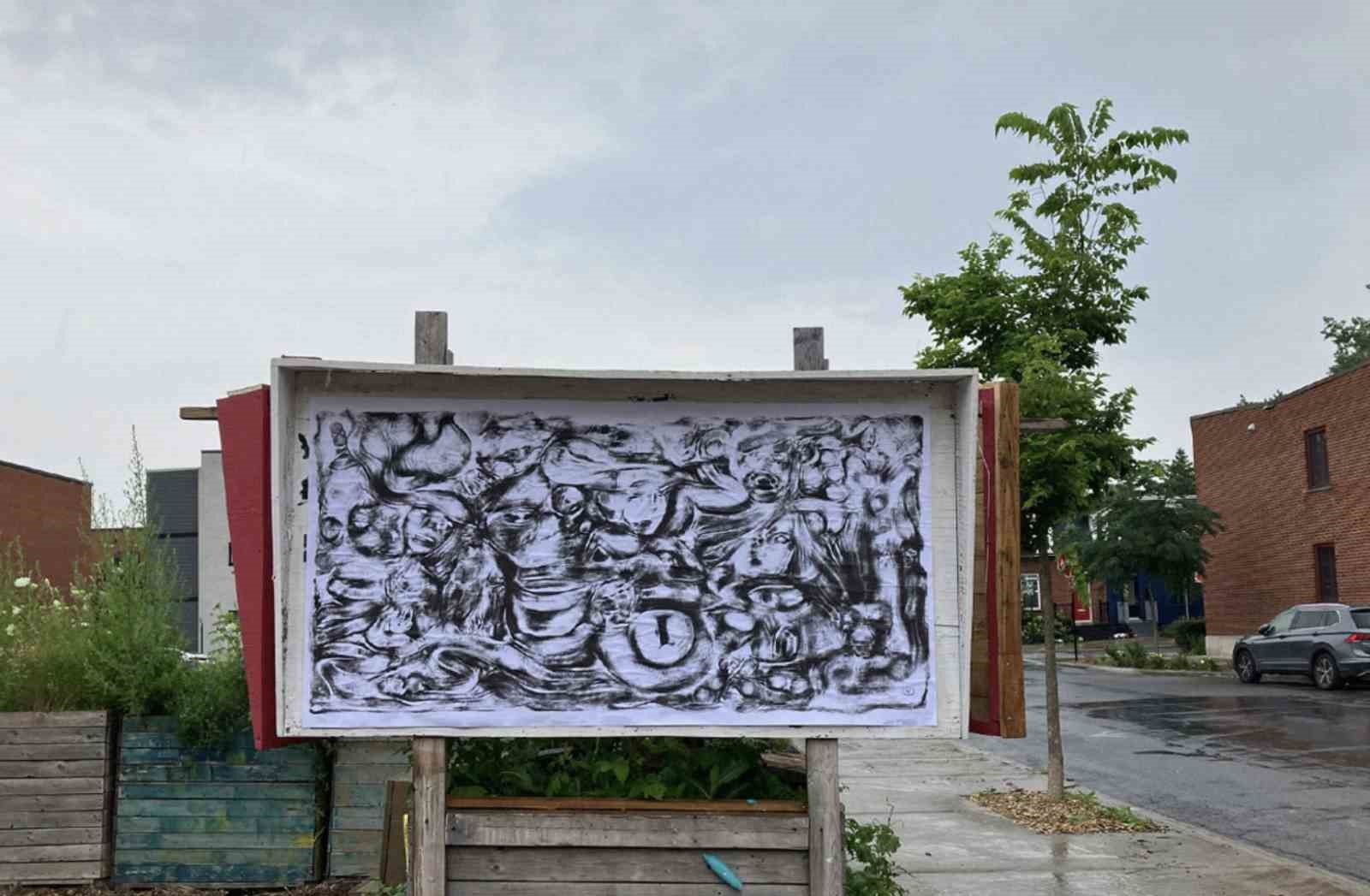 KANADA’NIN MONTREAL KENTİ SOKAKLARINDA DOÇ. DR. NİHAT DURSUN’UN ESERİ SERGİLENDİ.