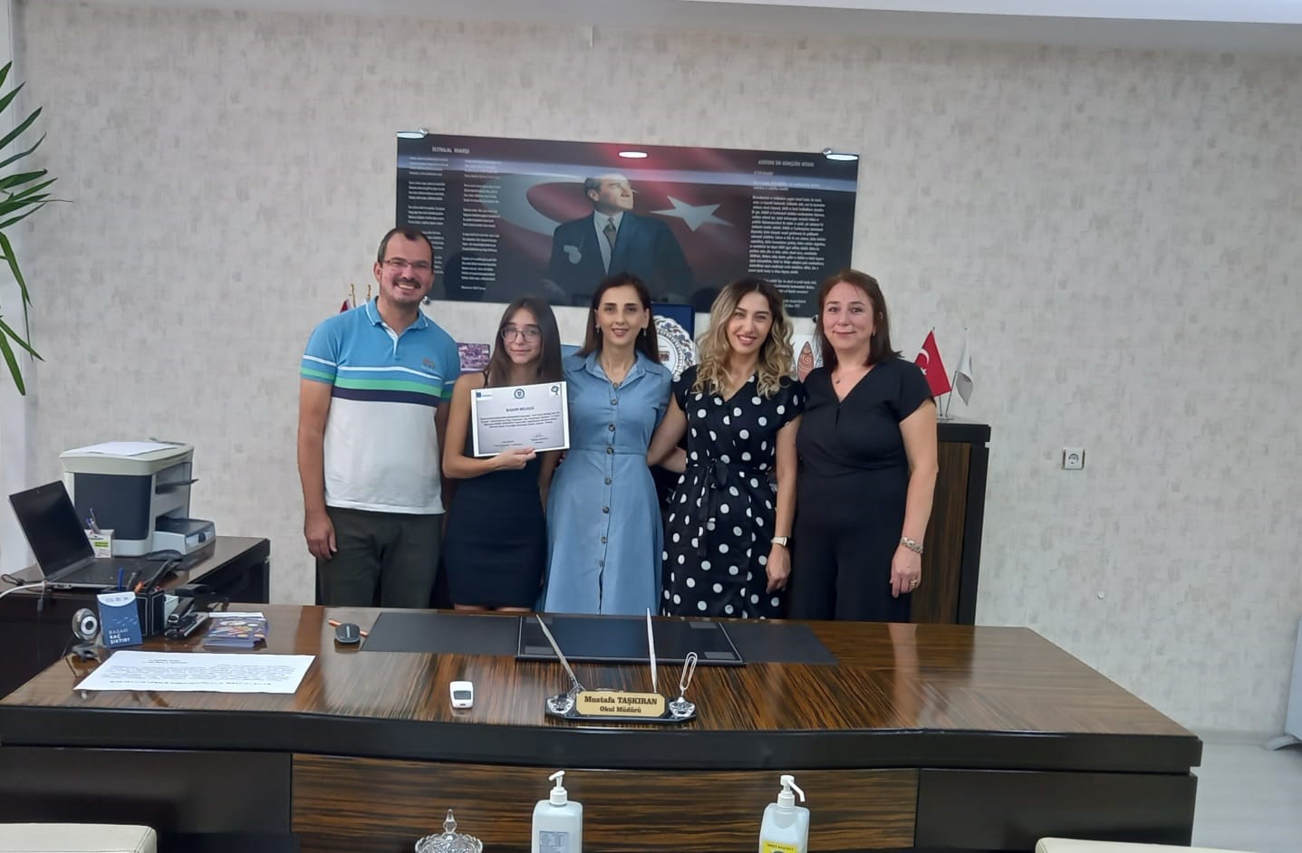 ANKARA’NIN ÇANKAYA İLÇESİNDEKİ MEHMET ÖZCAN TORUNOĞLU ORTAOKULU ÖĞRENCİLERİ, ERASMUS PLUS