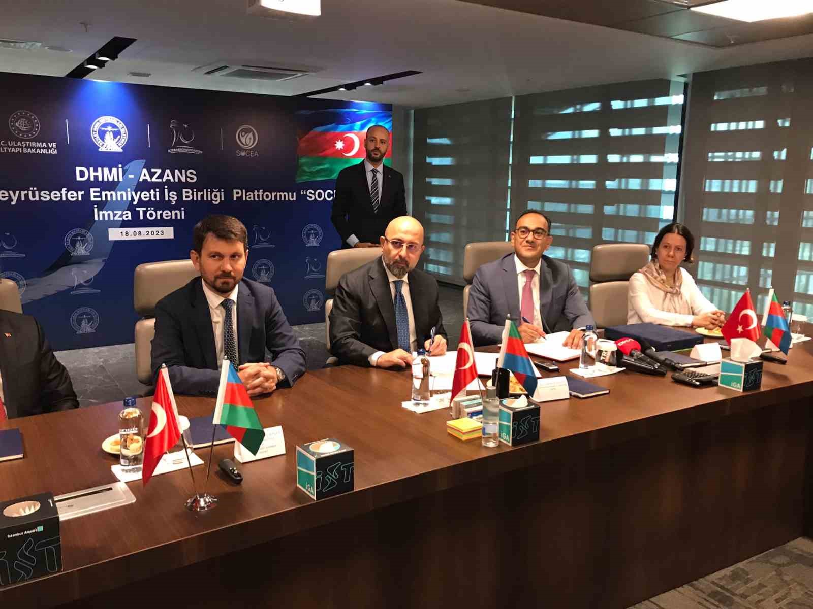 DEVLET HAVA MEYDANLARI İŞLETMESİ (DHMİ) İLE AZERBAYCAN HAVA SEYRÜSEFER HİZMET