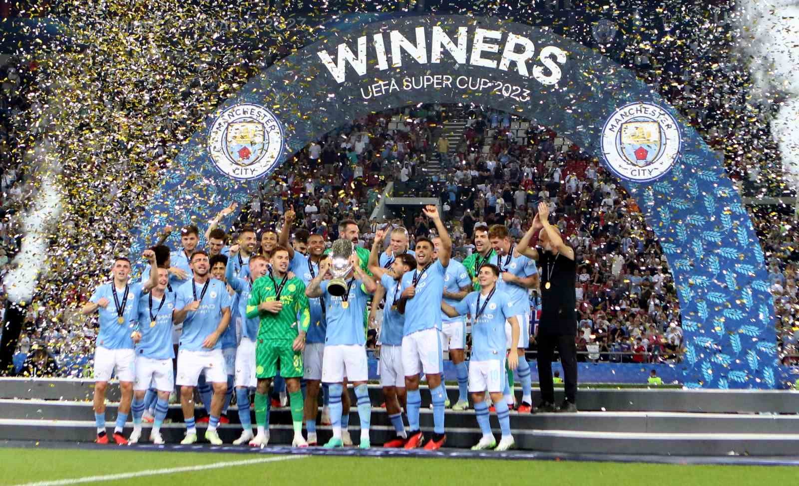 UEFA SÜPER KUPA FİNALİNDE MANCHESTER CİTY, NORMAL SÜRESİ 1-1 EŞİTLİKLE