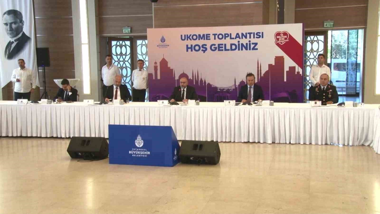 İSTANBUL BÜYÜKŞEHİR BELEDİYESİ (İBB) ULAŞIM KOORDİNASYON MERKEZİ (UKOME) AĞUSTOS AYI