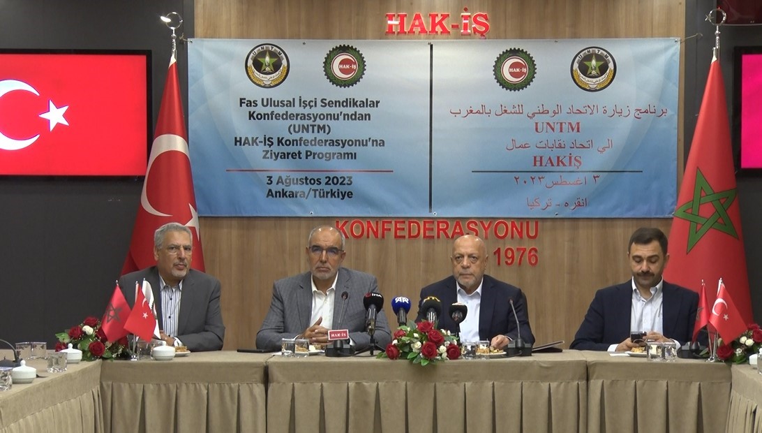 HAK İŞÇİ SENDİKALARI KONFEDERASYONU (HAK-İŞ) GENEL BAŞKANI MAHMUT ARSLAN FAS