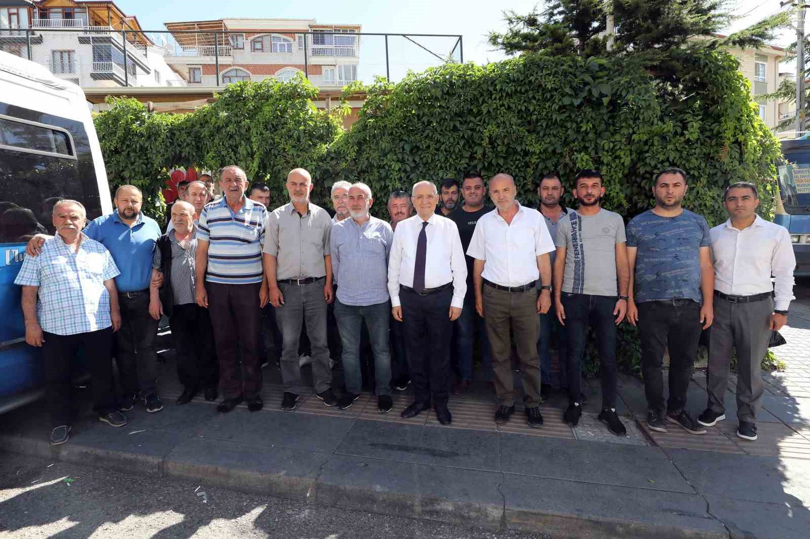 YENİMAHALLE BELEDİYE BAŞKANI FETHİ YAŞAR, ŞENTEPE VE YENİBATI MAHALLESİ’NDE BULUNAN