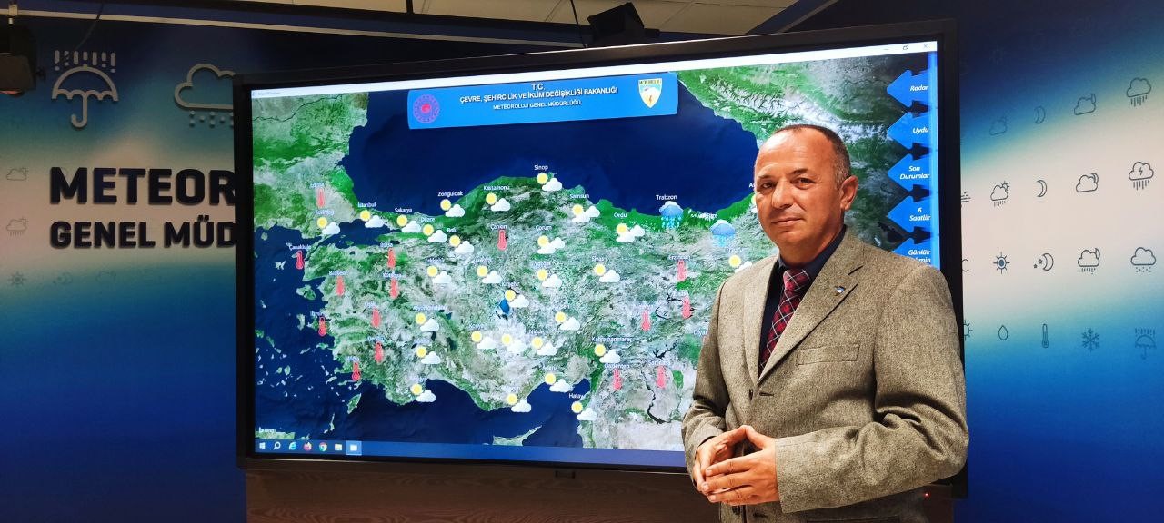 METEOROLOJİ GENEL MÜDÜRLÜĞÜ HAVA TAHMİN UZMANI YUSUF ZİYA YAVUZ, SICAKLIKLARIN