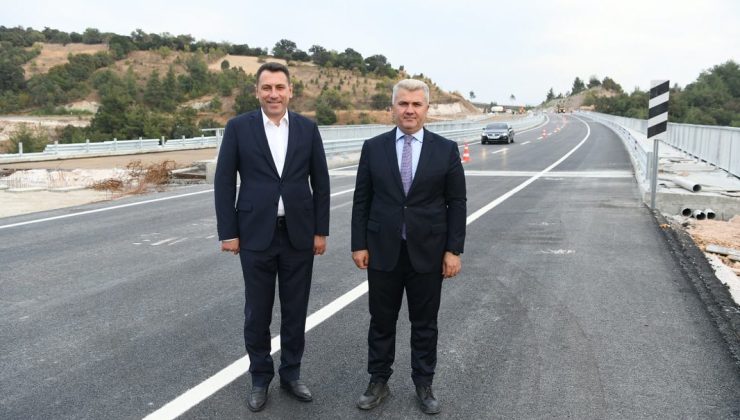 “DURSUNBEY YOLU NAİPLER VİYADÜĞÜ KULLANIMA AÇILDI”