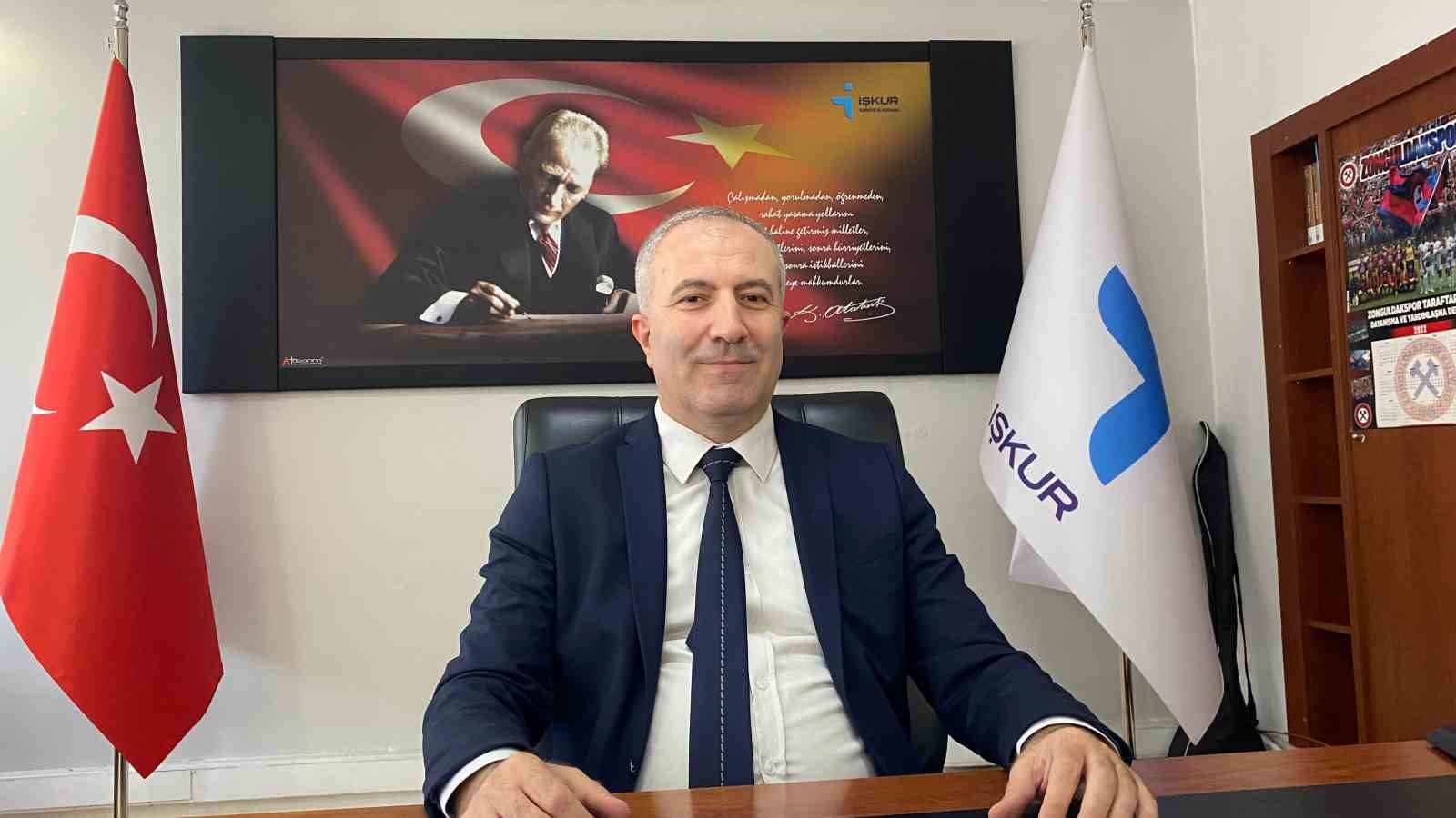 ÇALIŞMA VE İŞ KURUMU ZONGULDAK İL MÜDÜRÜ OKAN ŞENTÜRK, KAMUYA
