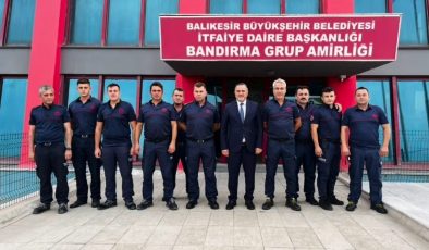 Başkan Doğan’dan itfaiyecilere ziyaret