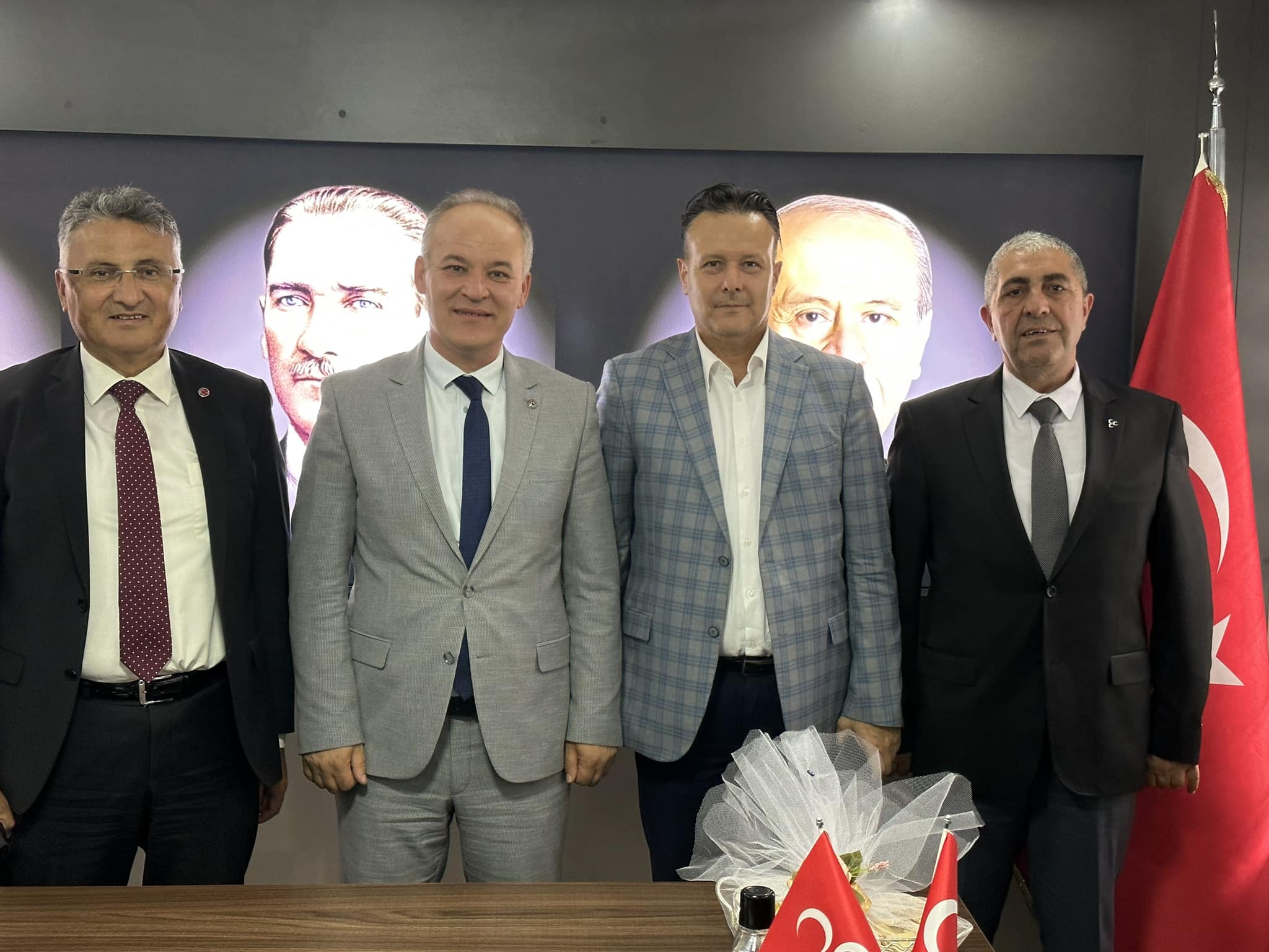 MHP İl Başkanı Niyazi Tunç’a ziyaretçi akını. Göreve geldiği günden
