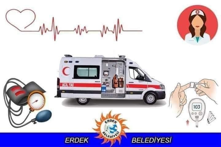 Erdek Belediyesi, Sağlık İşleri Müdürlüğü’ne bağlı ekipler tarafından vatandaşlara sağlık