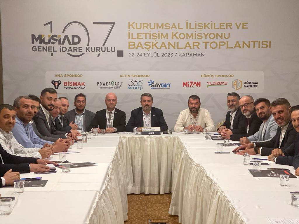 MÜSİAD Bandırma Şubesi, Karaman’da gerçekleştirilen MÜSİAD 107’nci Genel İdare Kurulu’na