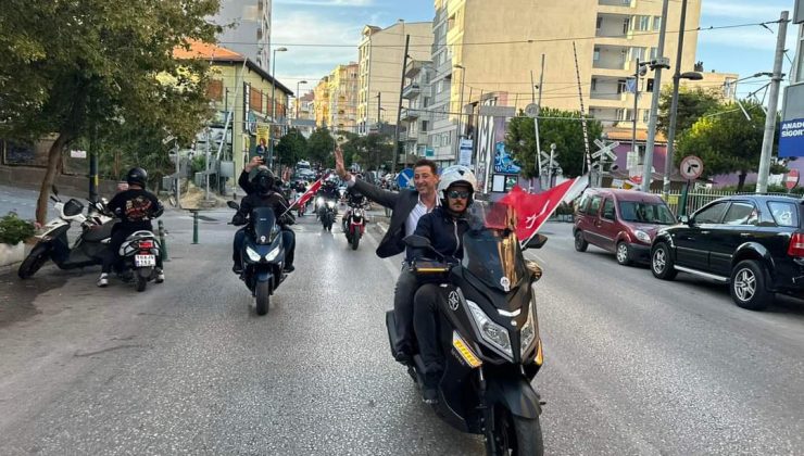 Bandırma’da motorlar Son Kurşun Anıtı’na sürüldü