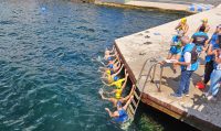 Triatlon Federasyonu tarafından düzenlenen 2 Etap İstanbul yarışması büyük bir