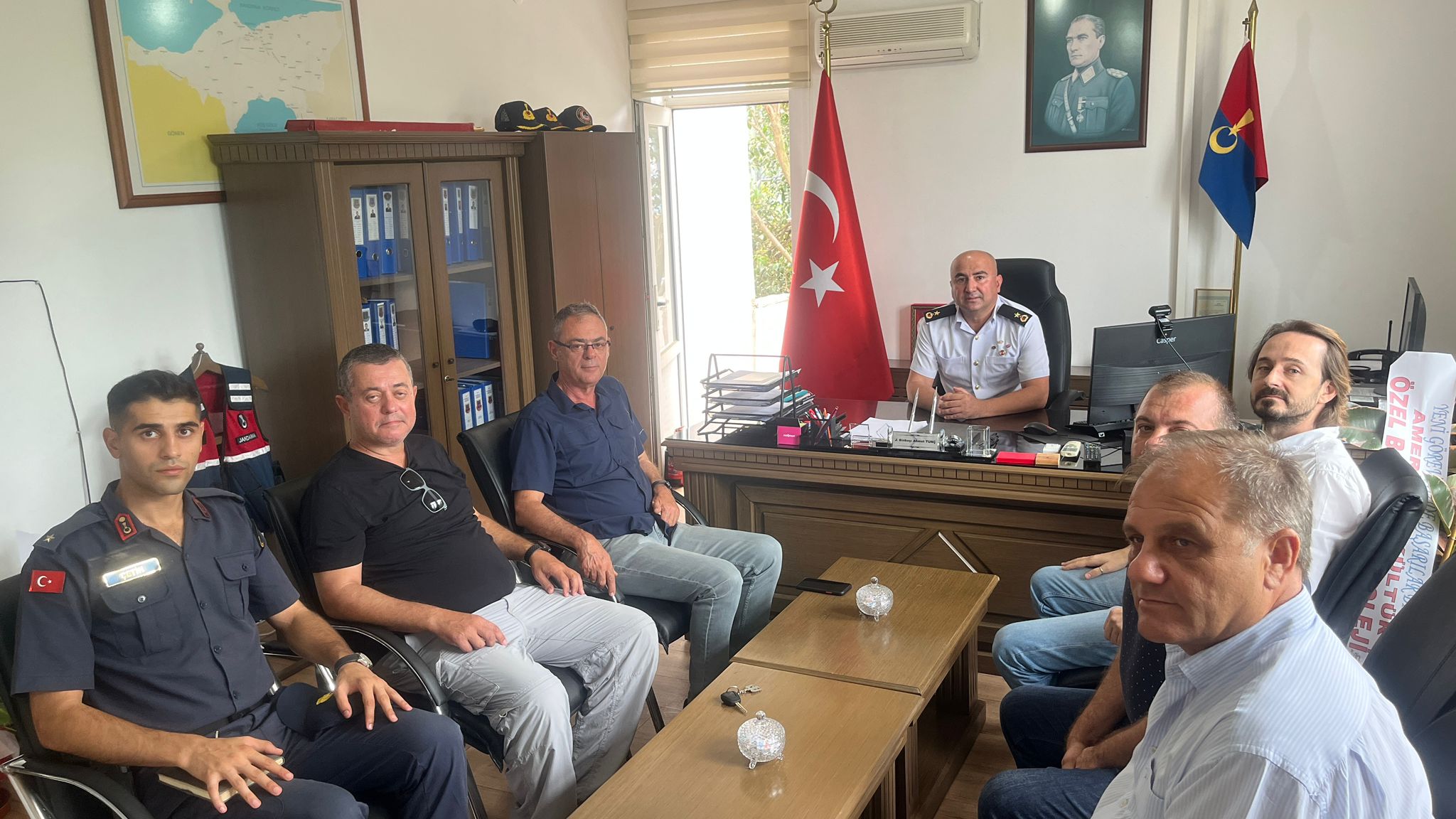 Borsa’dan Binbaşı Tunç’a ziyaret Bandırma Ticaret Borsası yeni Bandırma İlçe Jandarma Komutanı Binbaşı Ahmet