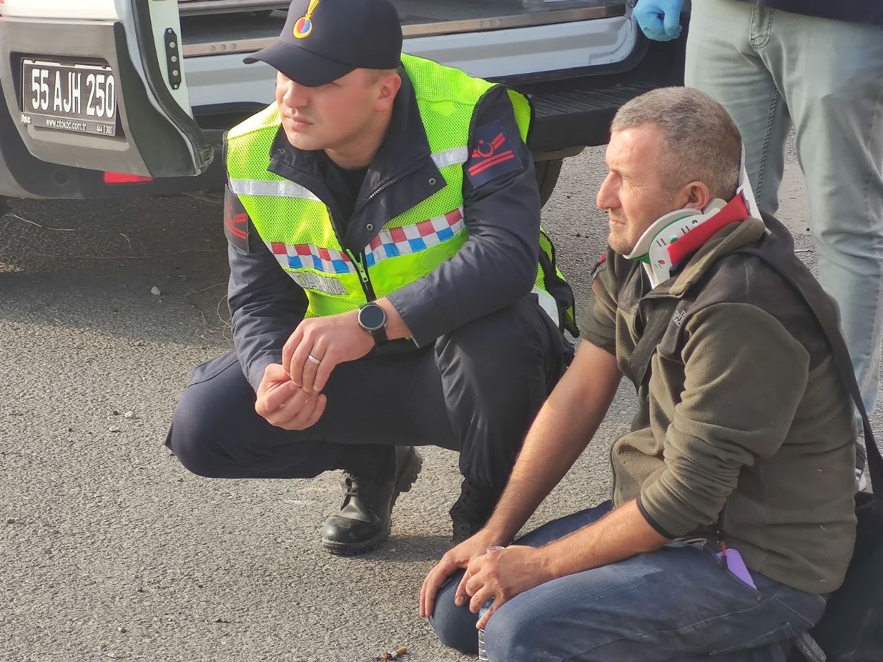 AMASYA’NIN MERZİFON İLÇESİNDE YOLCU OTOBÜSÜNÜN DEVRİLMESİ SONUCU MEYDANA GELEN KAZADA