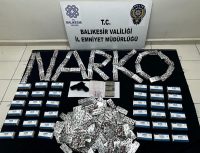BALIKESİR'DE 3 ŞAHSA UYUŞTURUCU OPERASYONU