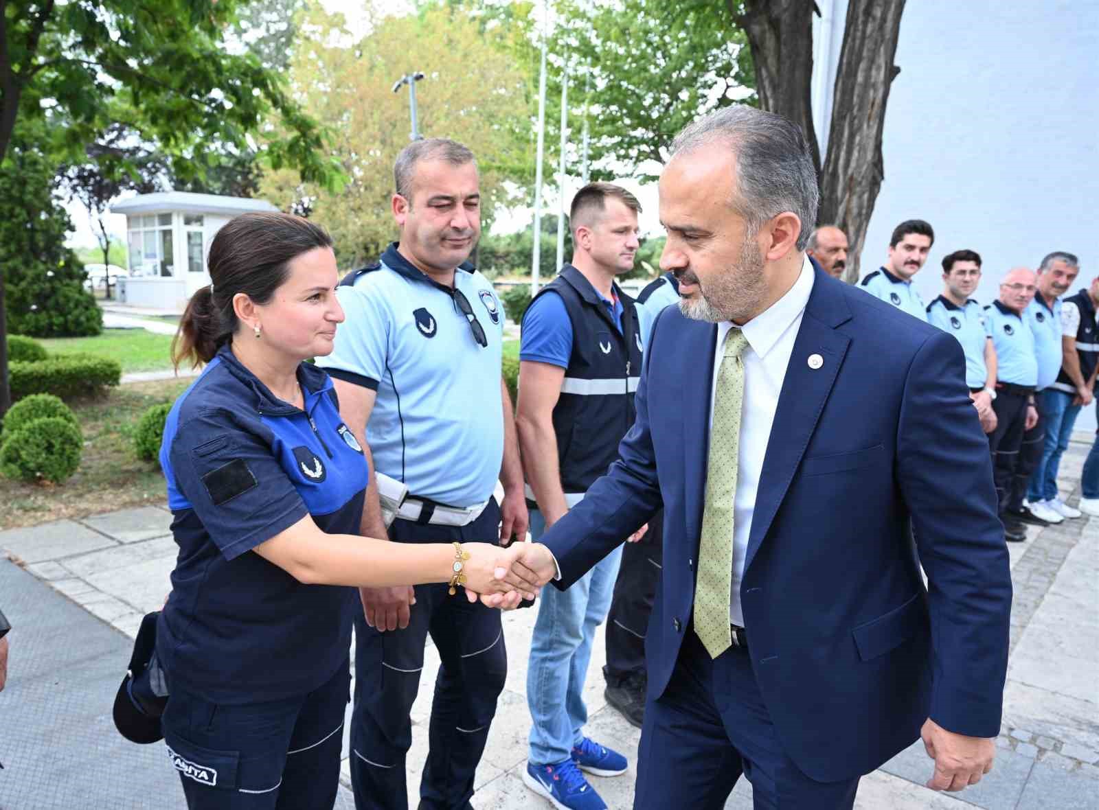 BURSA BÜYÜKŞEHİR BELEDİYE BAŞKANI ALİNUR AKTAŞ, ZABITA TEŞKİLATI’NIN KURULUŞUNUN 197’İNCİ