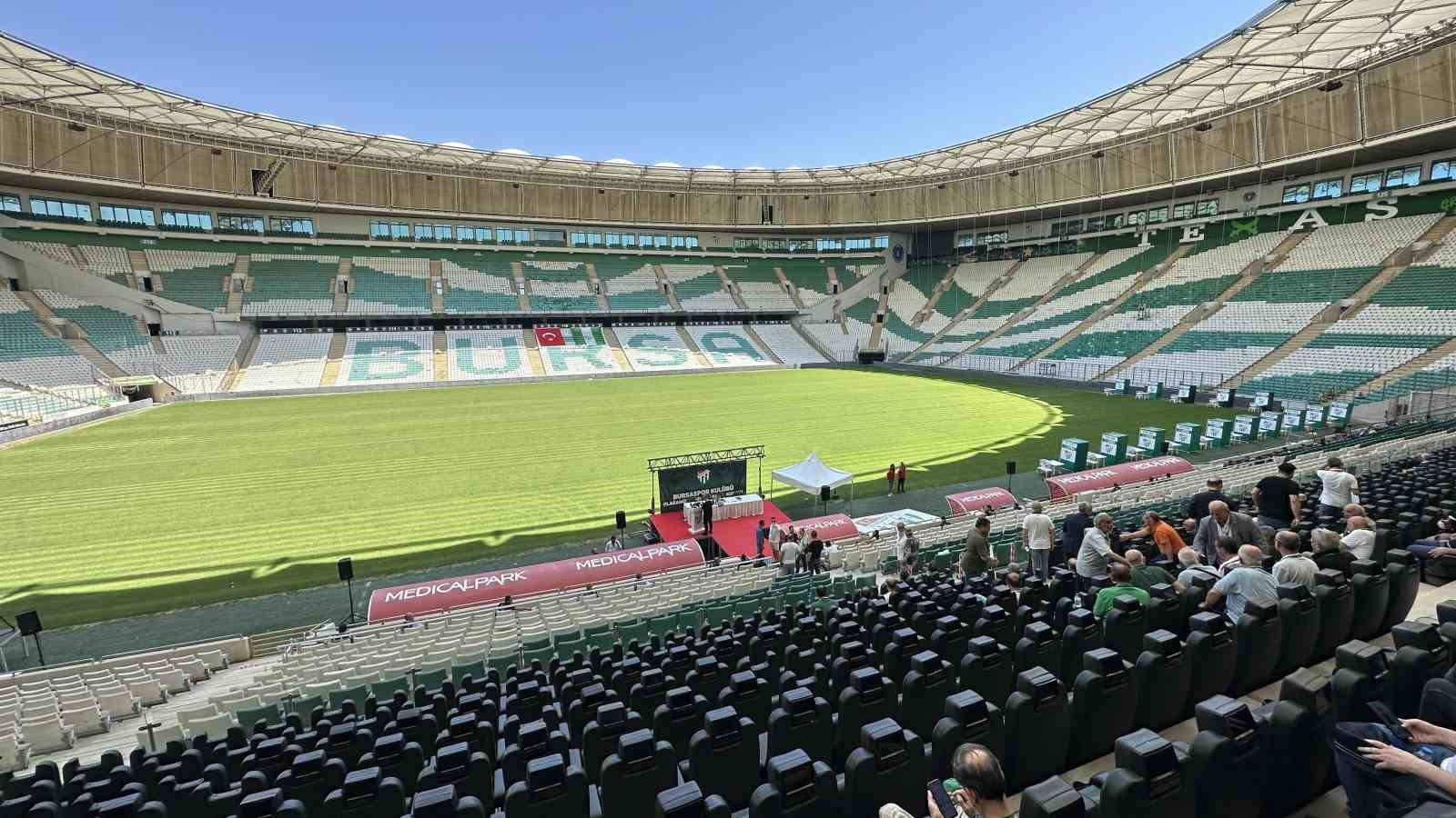 BURSASPOR'DA TÜZÜK KONGRESİ, SÜTAŞ TİMSAH PARK'TA YAPILACAK.