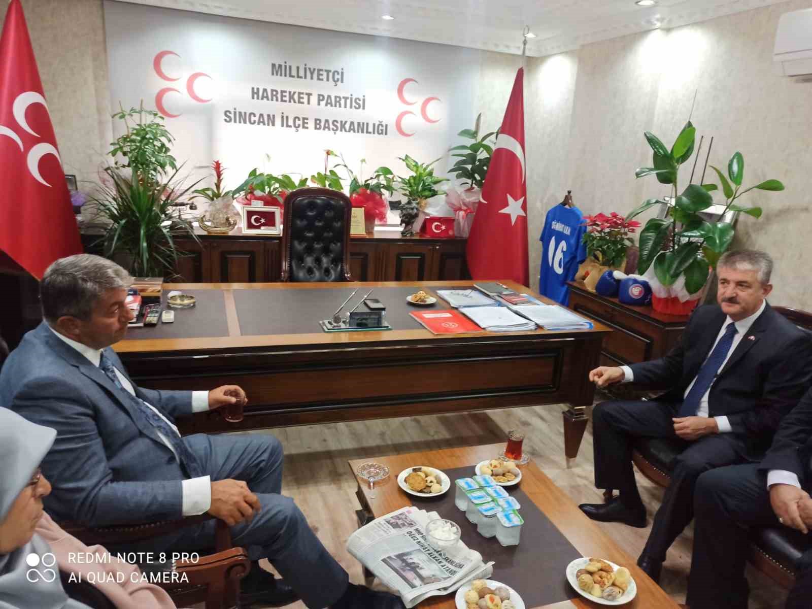 MİLLİYETÇİ HAREKET PARTİSİ (MHP) ESKİ ANKARA MİLLETVEKİLİ ERKAN HABERAL, SİNCAN