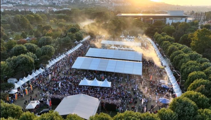 Gastronomi festivaline 3 günde 500 bin ziyaretçi