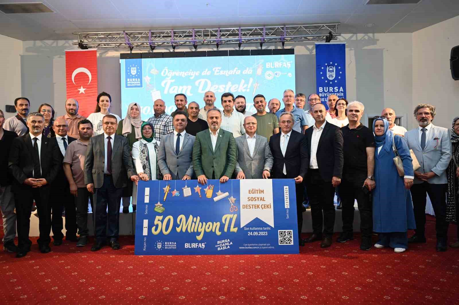 BURSA BÜYÜKŞEHİR BELEDİYESİ, YENİ EĞİTİM ÖĞRETİM YILI ÖNCESİNDE İHTİYAÇ SAHİBİ