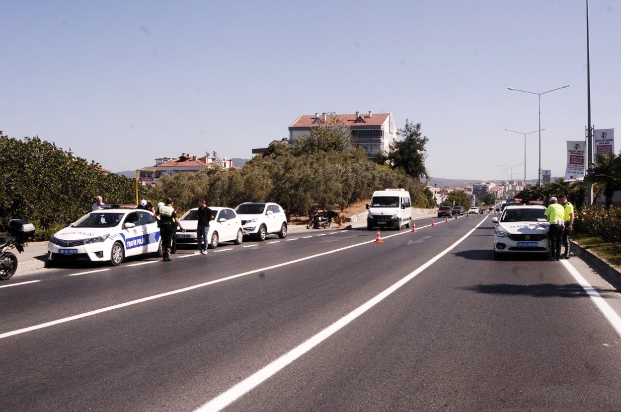 MUDANYA'DA YAPILAN RADARLI HIZ DENETİMİNE TAKILAN 26 SÜRÜCÜYE CEZAİ İŞLEM